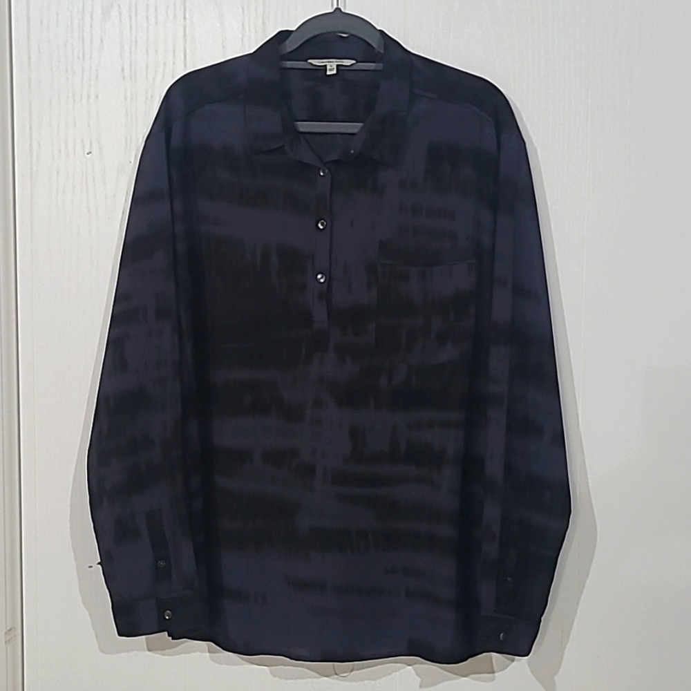 Calvin Klein Jeans Long Sleeve Blouse Shirt Size XL